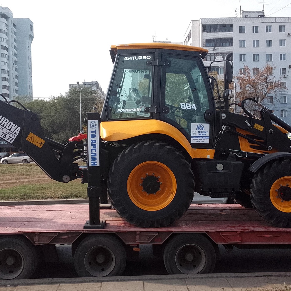 Отгрузка экскаватора-погрузчика Cukurova 884 