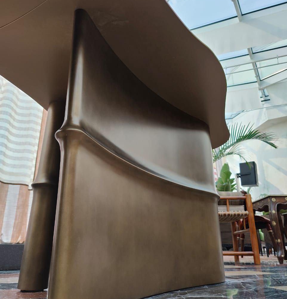 Металлическое подстолье "Бамбук"