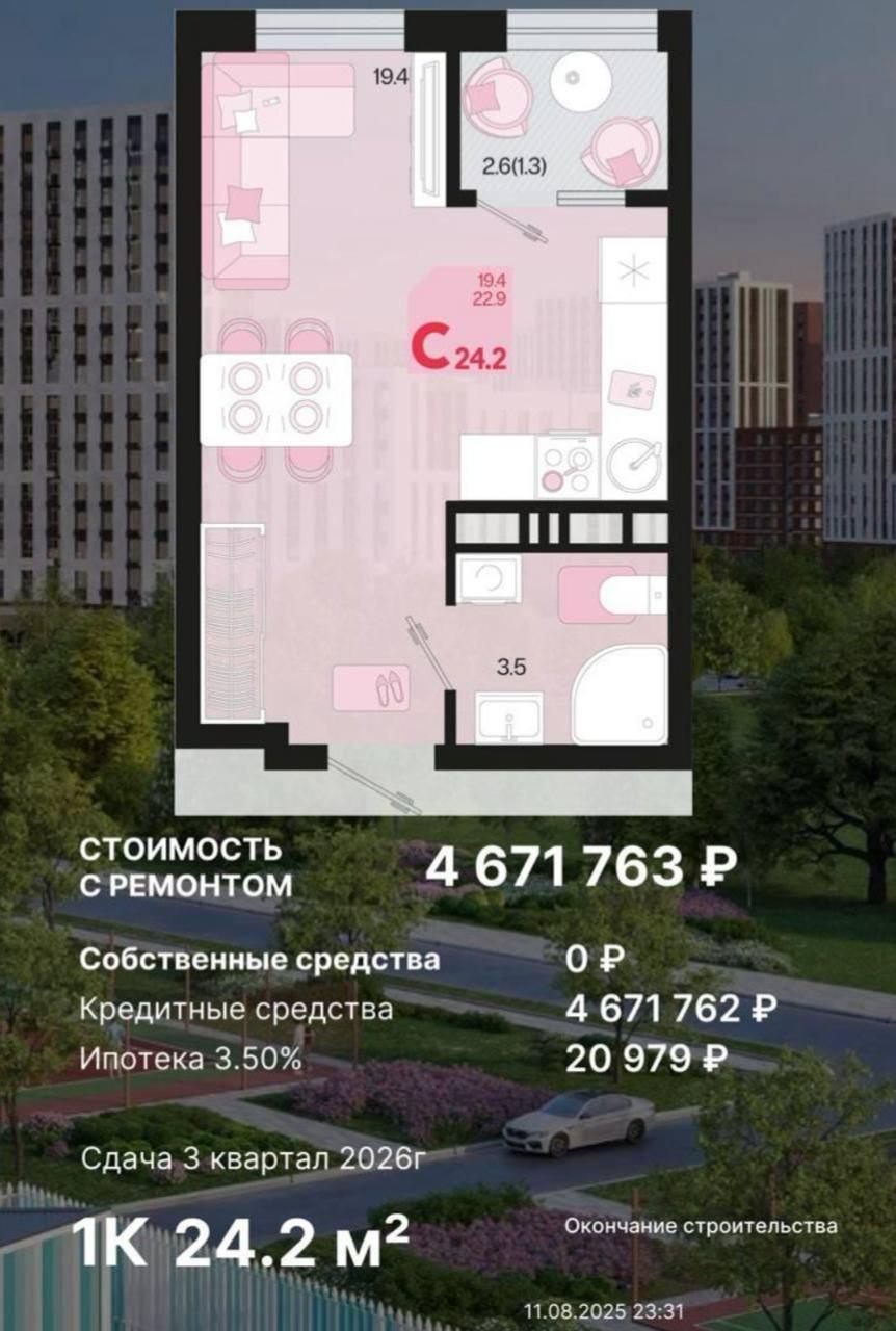 1. г. Краснодар ЖК бизнес класса