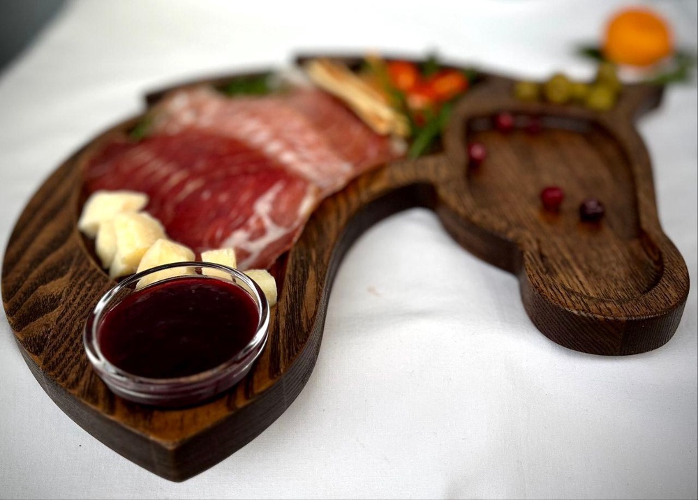 Деревянные менажницы "Лошадки"