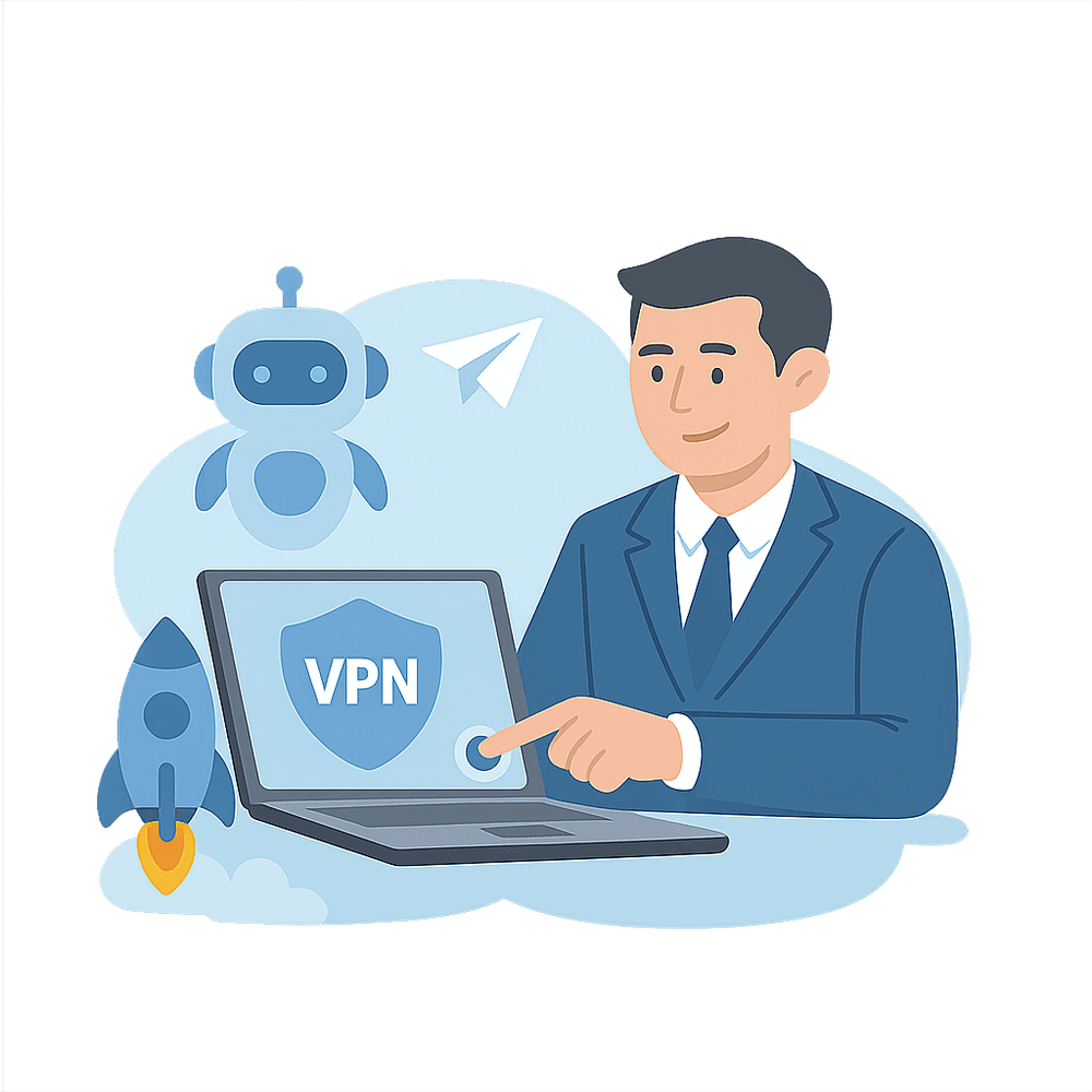 Разработка Telegram VPN-Бота под своим брендом