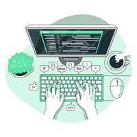 Писать код на  Python