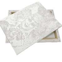 Холст со схемой, натянутый на подрамник