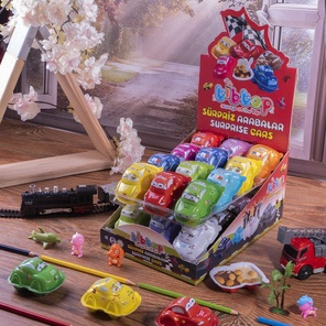 Образовательное шоколадное яйцо с сюрпризом 20г. Tibtop Surprise world Cars family Машинки