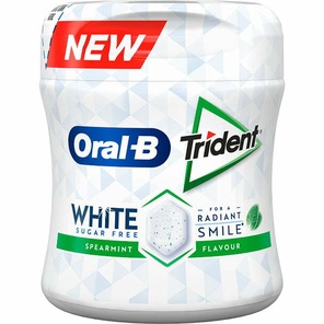 Баночка Trident Oral B мята 68г.
