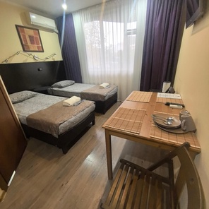 Номер №3 Стандарт с одной двухместной (180см) или двумя одноместными кроватями (90+90см) до 2-х гостей