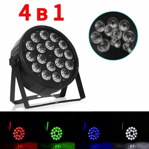 LED Par 18x12 SlimEco 2024 :: ду+DMX/DMX