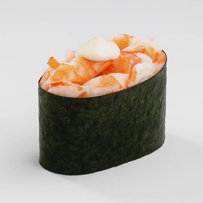 Гункан креветка спайс