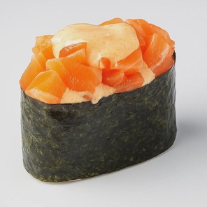 Гункан лосось спайс