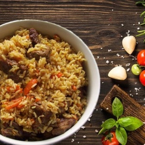 Плов с говядиной