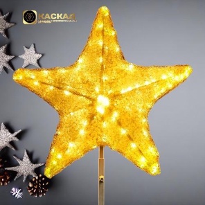 Акриловая светодиодная фигура Звезда 80см