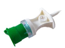 Фильтр-канюля аспирационная"ПолиСпайк-V-Плюс GCap" ("PolySpike- V-PLUS GCap"). С клапаном обратного тока жидкости. Воздушный фильтр 0,45 мкм, цвет крышки- зеленый.