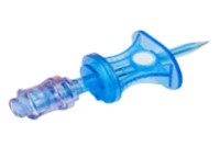 Фильтр-канюля аспирационная "ПолиСпайк- В". Клапан безыгольного доступа- коннектор с пробкой,воздушный фильтр 0,45 мкм, гидрофобный фильтр 5 мкм. Цвет корпуса- синий.