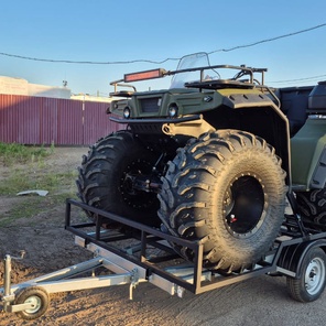 Прицеп 8659L4 3х2.5 м платформа бортовой тент