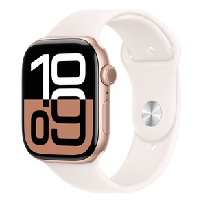 Apple Watch Series 10, 42 мм, «розовое золото», корпус из алюминия