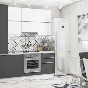 Фьюжн-06 Silky White/Stormy Silk