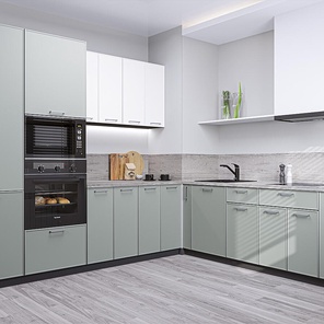 Квадро-02 Белый/Аквамарин