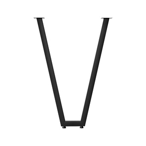 Подстолье Лофт V-образное регулируемое Черный муар