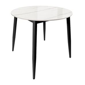 Стол Uni-Form-R.2B SBlack/White Gloss Marble