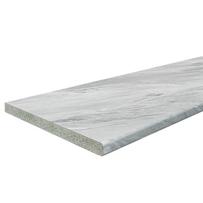 Столешница Hard-38U Прямая Снежный мрамор