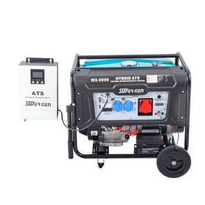 Генератор Super Gen гибридный WX 9999 мощность 9кВт с системой аварийного пуска ATS
