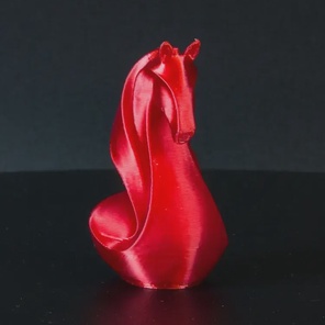 Лошадь статуэтка красная, огненная (символ нового года 2026)