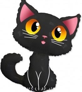 Шар Фигура, Котенок, Черный