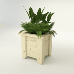 Кашпо 45х45х45 см в Скандинавском стиле