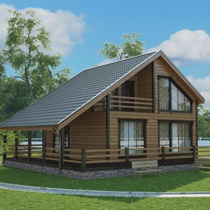 ДОМ ИЗ БРУСА ДВУХЭТАЖНЫЙ (06)