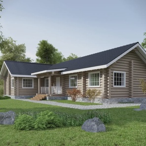 ДОМ ИЗ БРЕВНА ОДНОЭТАЖНЫЙ (04)