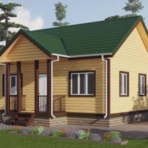 ДОМ ИЗ БРУСА ОДНОЭТАЖНЫЙ (05)