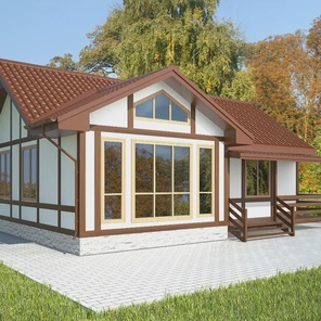 ДОМ ИЗ БРУСА ОДНОЭТАЖНЫЙ (04)