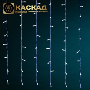 Занавес светодиодный с эффектом мерцания, Белый свет, 3х2м