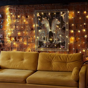 Занавес статичный с Flash эф., теплый