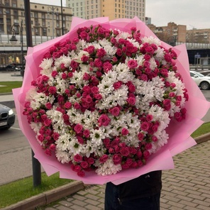 Букет из кустовой хризантемы