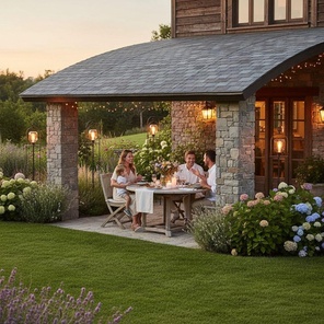 Навесы из мягкой кровли в Москве и Московской области