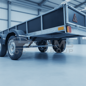 прицеп бортовой двухосный оцинкованый 3.5х1.5 м.