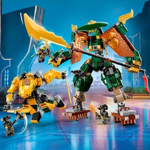 Командные роботы ниндзя Ллойда и Арин