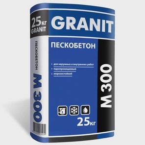 Пескобетон М300 GRANIT 25 кг
