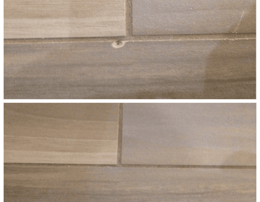 Реставрация скола на напольной плитке