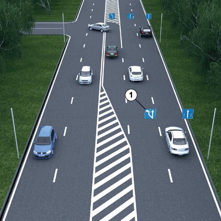 Установка дорожных знаков, опор, стоек и столбов.