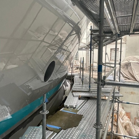 Представительство владельца при ремонте и окраске яхты