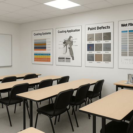 обучение персонала по окрасочным работам.