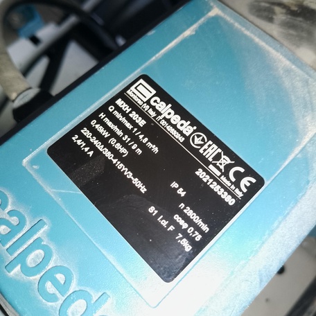 Calpeda MXV, MXH 802- 805, 1603-05