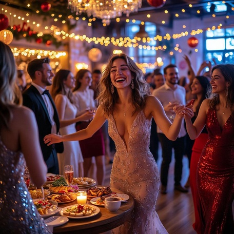 Новогодние корпоративы в ресторане "ВОЛНА" 2025/2026
