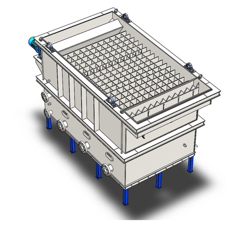 Основные элементы электрофлотационной установки: