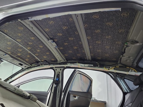 Установка шумоизоляции