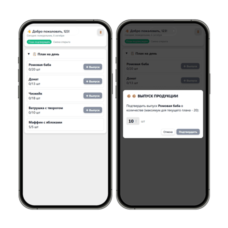 Модуль пекаря | управляющего