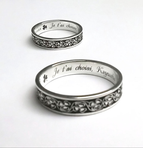 Гравировка на обручальных кольцах