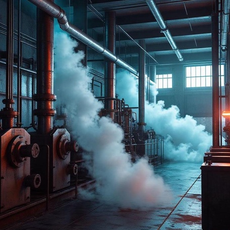 Производство теплой энергии в виде горячей воды и пара